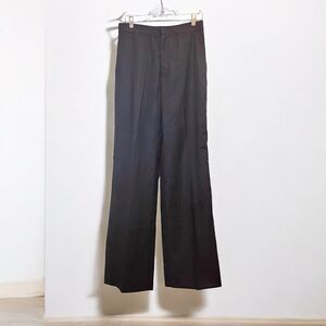 NEW Gurjot NY Womens Dress Pants 6 Charcoal Trousers Wool Silk Lining Tailored